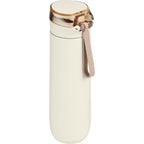 Stanley Flowstate Spring Bottle with Lanyard, 20 oz Full Color - Cream - Right Angle