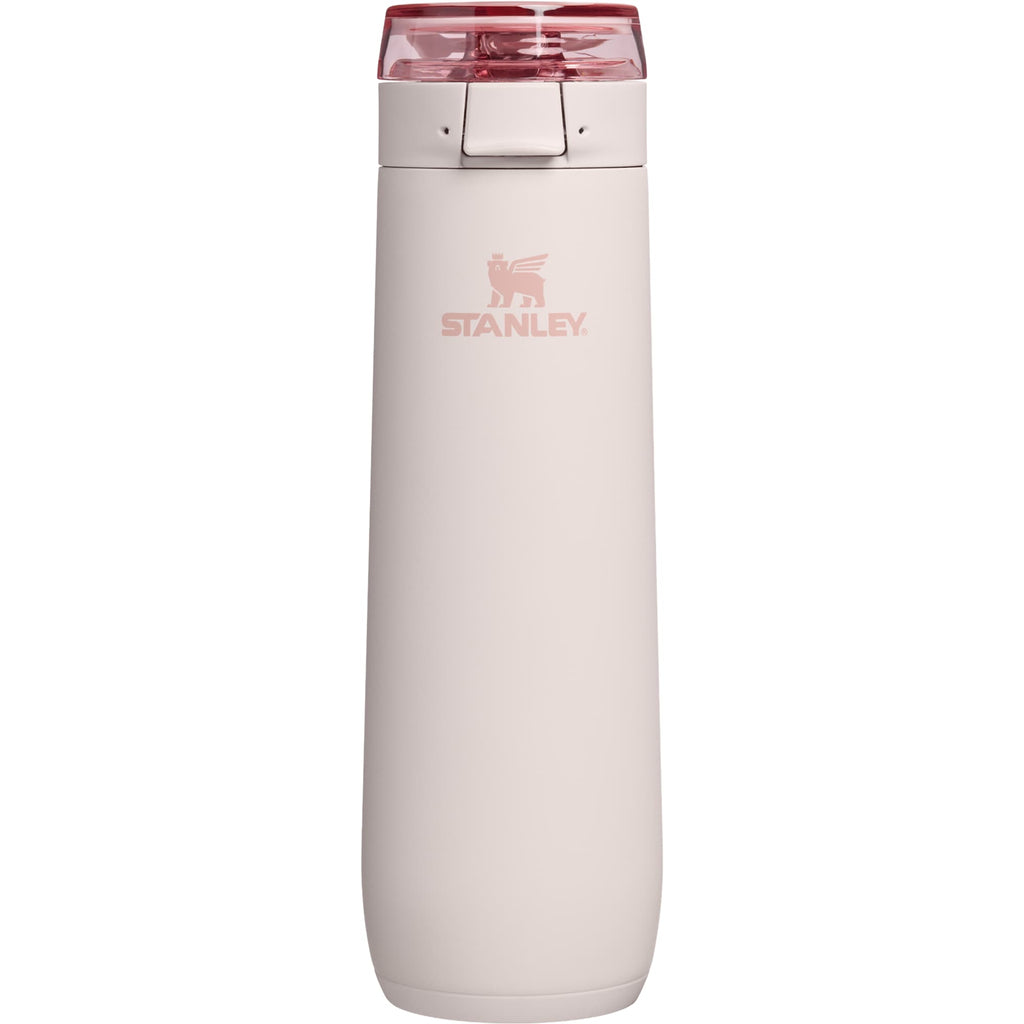 Stanley Flowstate Spring Bottle with Lanyard, 20 oz Full Color - Rose Quartz - Photo