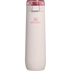 Stanley Flowstate Spring Bottle with Lanyard, 20 oz Full Color - Rose Quartz - Photo