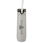 Stanley Flowstate Spring Bottle with Lanyard, 20 oz Laser Engraving - ASH - Front