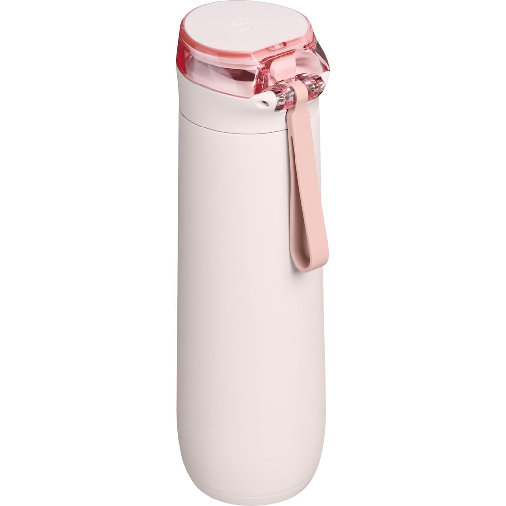 Stanley Flowstate Spring Bottle with Lanyard, 20 oz Laser Engraving - Rose Quartz - Photo 2