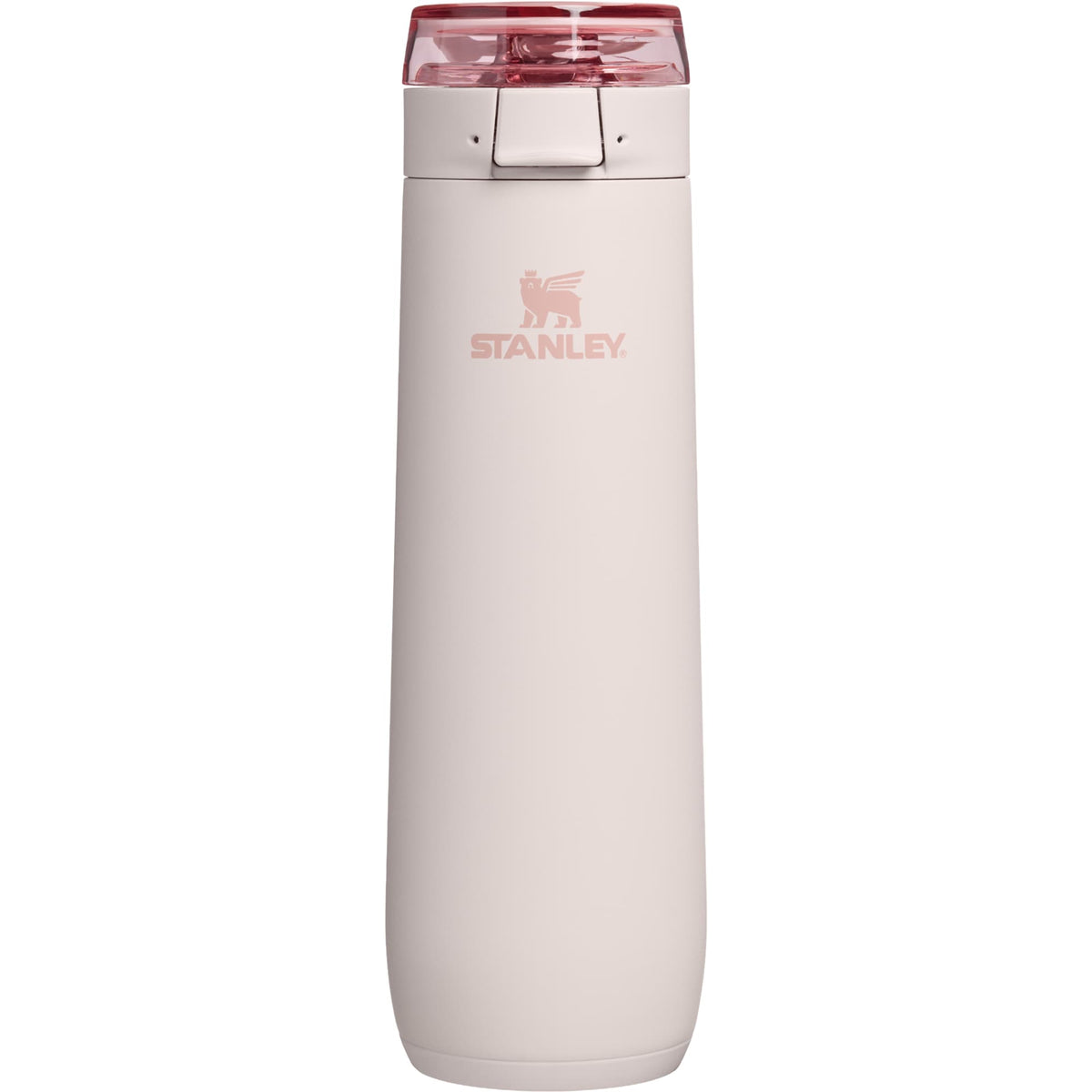 Stanley Flowstate Spring Bottle with Lanyard, 20 oz Laser Engraving - Rose Quartz - Photo
