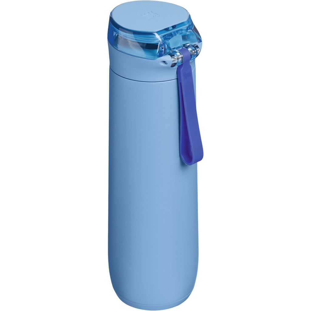 Stanley Flowstate Spring Bottle with Lanyard, 20 oz Laser Engraving - Sky Blue - Photo 3