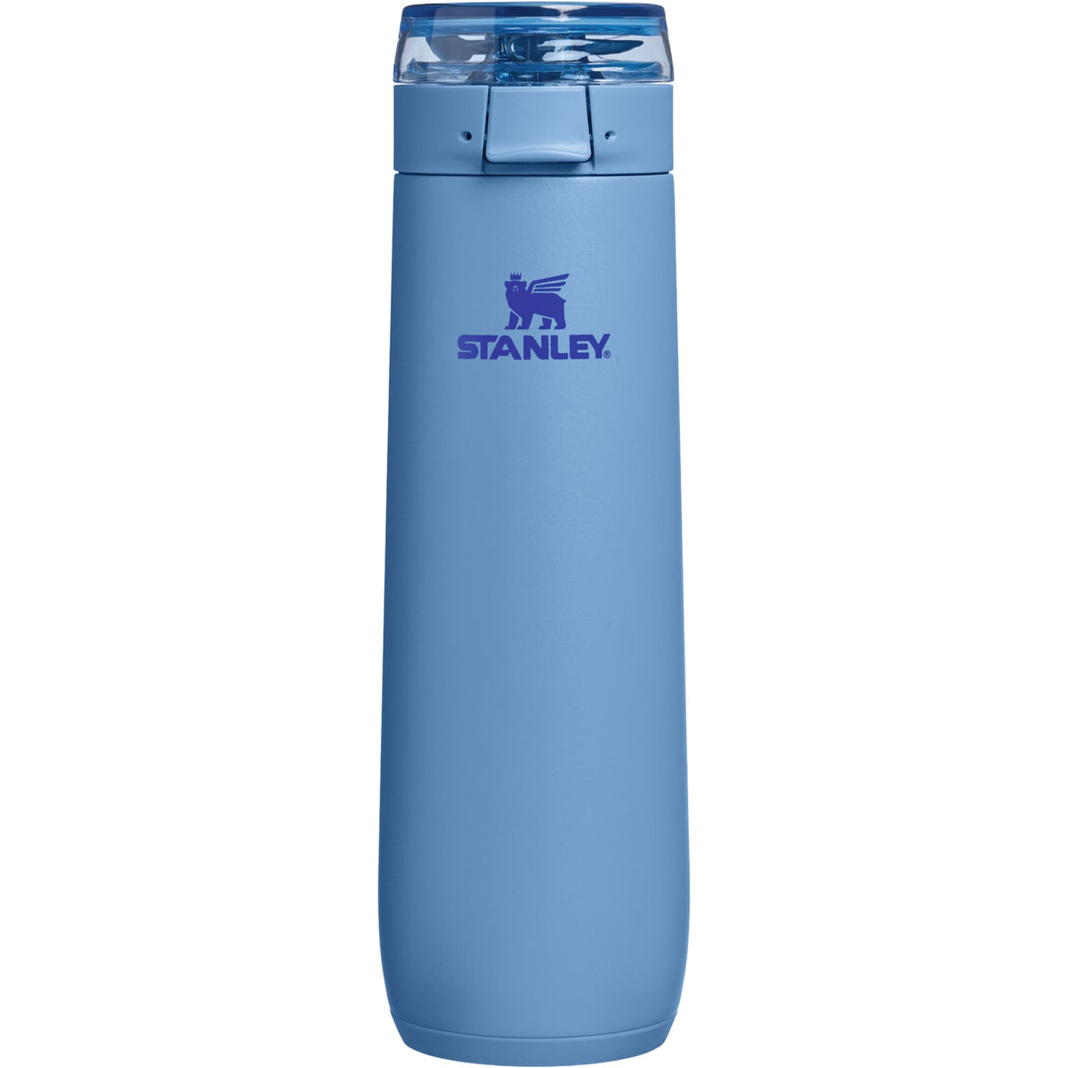 Stanley Flowstate Spring Bottle with Lanyard, 20 oz Laser Engraving - Sky Blue - Photo