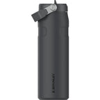 Stanley IceFlow AeroLight Flip Straw Bottle, 24 oz Laser Engraving - Black - Back
