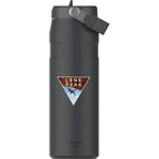 Stanley IceFlow AeroLight Flip Straw Bottle, 24 oz Laser Engraving - Black - Front