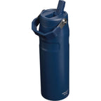 Stanley IceFlow AeroLight Flip Straw Bottle, 24 oz Laser Engraving - Navy - Photo 2