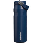Stanley IceFlow AeroLight Flip Straw Bottle, 24 oz Laser Engraving - Navy - Photo