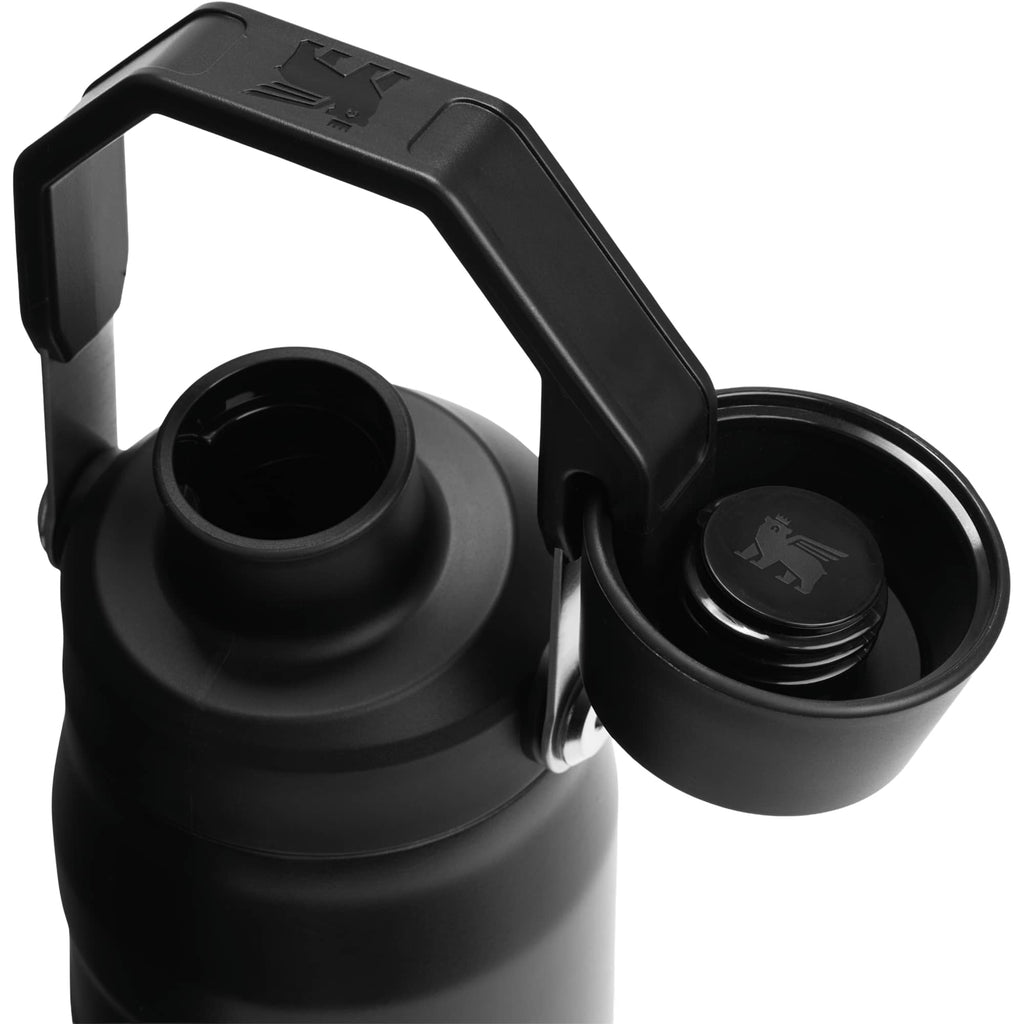 Stanley IceFlow Fast Flow Water Bottle, 24 oz Laser Engraving - Black - Detail