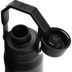 Stanley IceFlow Fast Flow Water Bottle, 24 oz Laser Engraving - Black - Detail