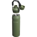Stanley IceFlow Fast Flow Water Bottle, 24 oz Laser Engraving - Dried Pine - Right Angle