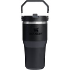 Stanley IceFlow Flip Straw Tumbler, 20 oz Laser Engraving - Black - Back