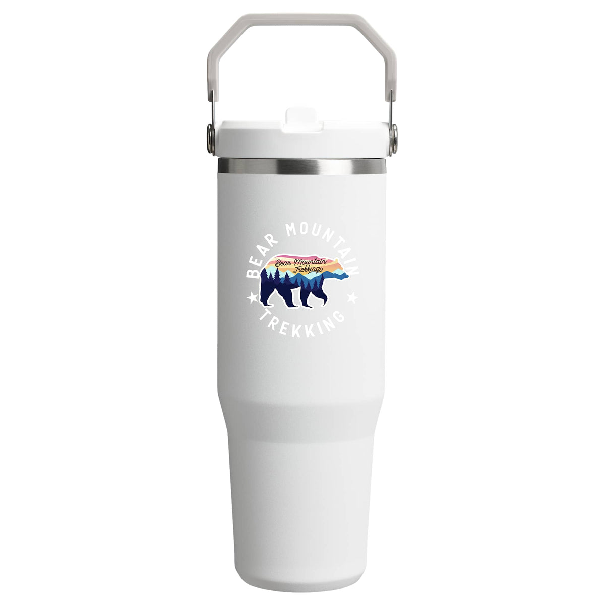 Stanley IceFlow Flip Straw Tumbler, 30 oz Full Color - Frost - Front