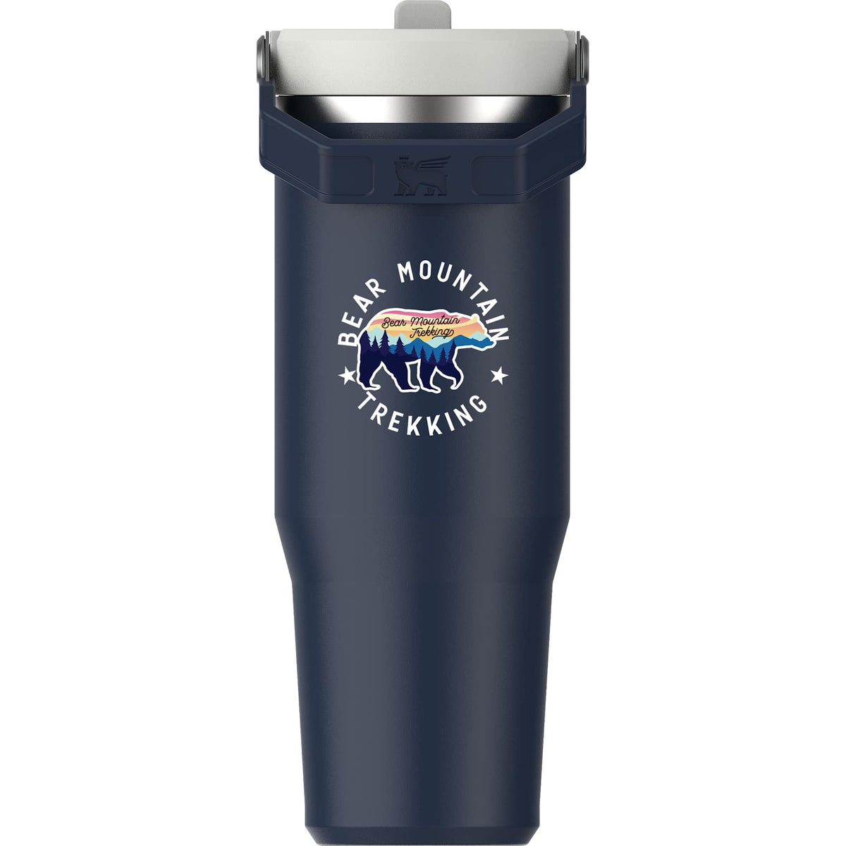 Stanley IceFlow Flip Straw Tumbler, 30 oz Full Color - Navy - Photo