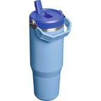 Stanley IceFlow Flip Straw Tumbler, 30 oz - Sky Blue - Right Angle