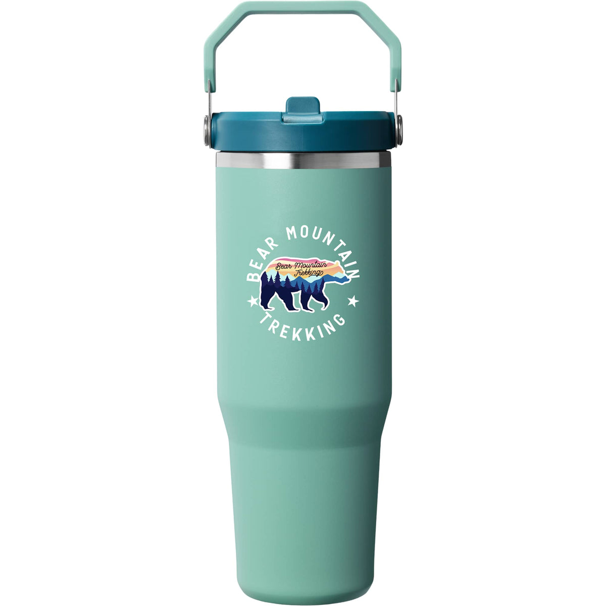 Stanley IceFlow Flip Straw Tumbler, 30 oz - Spring Green - Front