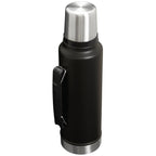 Stanley Legendary Classic Vacuum Bottle with Cup Lid, 48 oz - Black - Left Angle