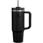Stanley Quencher H2.0 FlowState Tumbler, 30 oz Laser Engraving - Black - Back