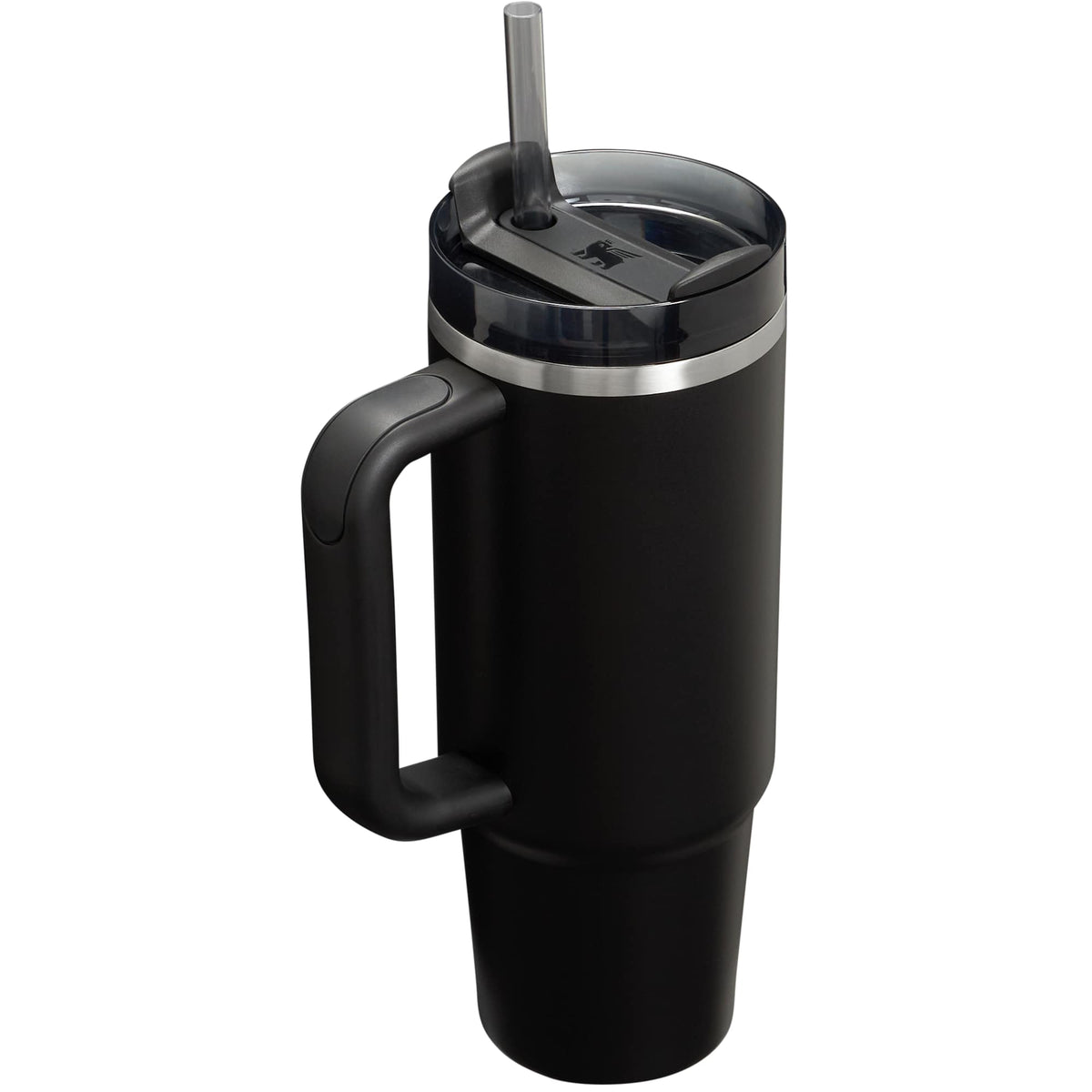 Stanley Quencher H2.0 FlowState Tumbler, 30 oz Laser Engraving - Black - Right Angle