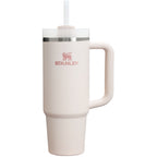 Stanley Quencher H2.0 FlowState Tumbler, 30 oz Laser Engraving - Rose Quartz - Back