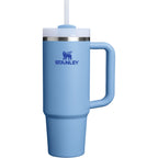 Stanley Quencher H2.0 FlowState Tumbler, 30 oz Laser Engraving - Sky Blue - Back