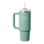 Stanley Quencher H2.0 FlowState Tumbler, 30 oz Laser Engraving - Spring Green - Front