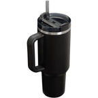 Stanley Quencher H2.0 FlowState Tumbler, 40 oz - Black - Right Angle