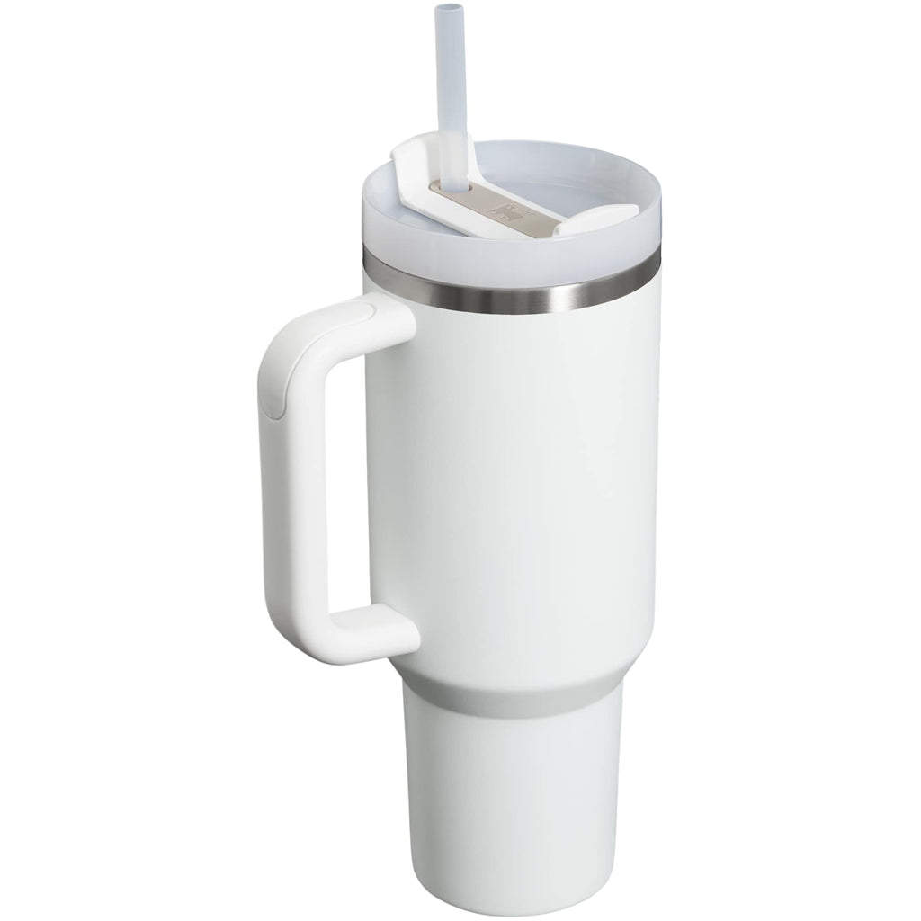 Stanley Quencher H2.0 FlowState Tumbler, 40 oz - Frost - Right Angle