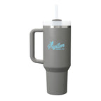Stanley Quencher H2.0 FlowState Tumbler, 40 oz - Stone - Front