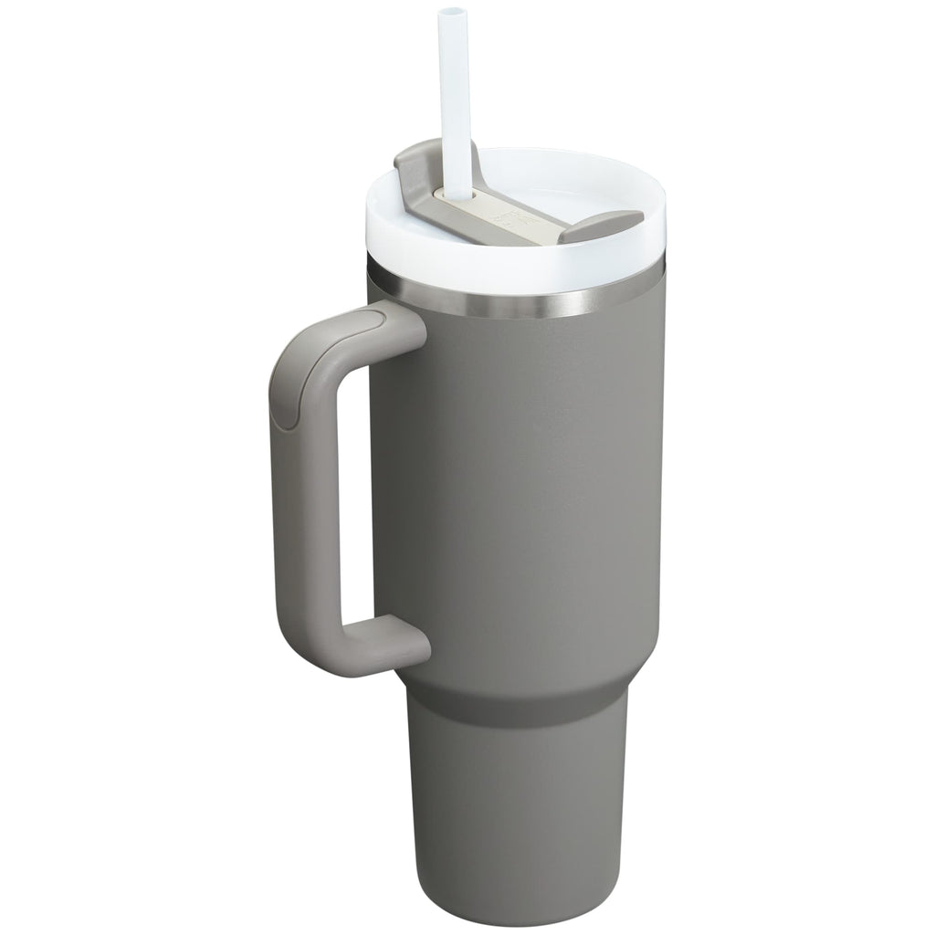 Stanley Quencher H2.0 FlowState Tumbler, 40 oz - Stone - Right Angle