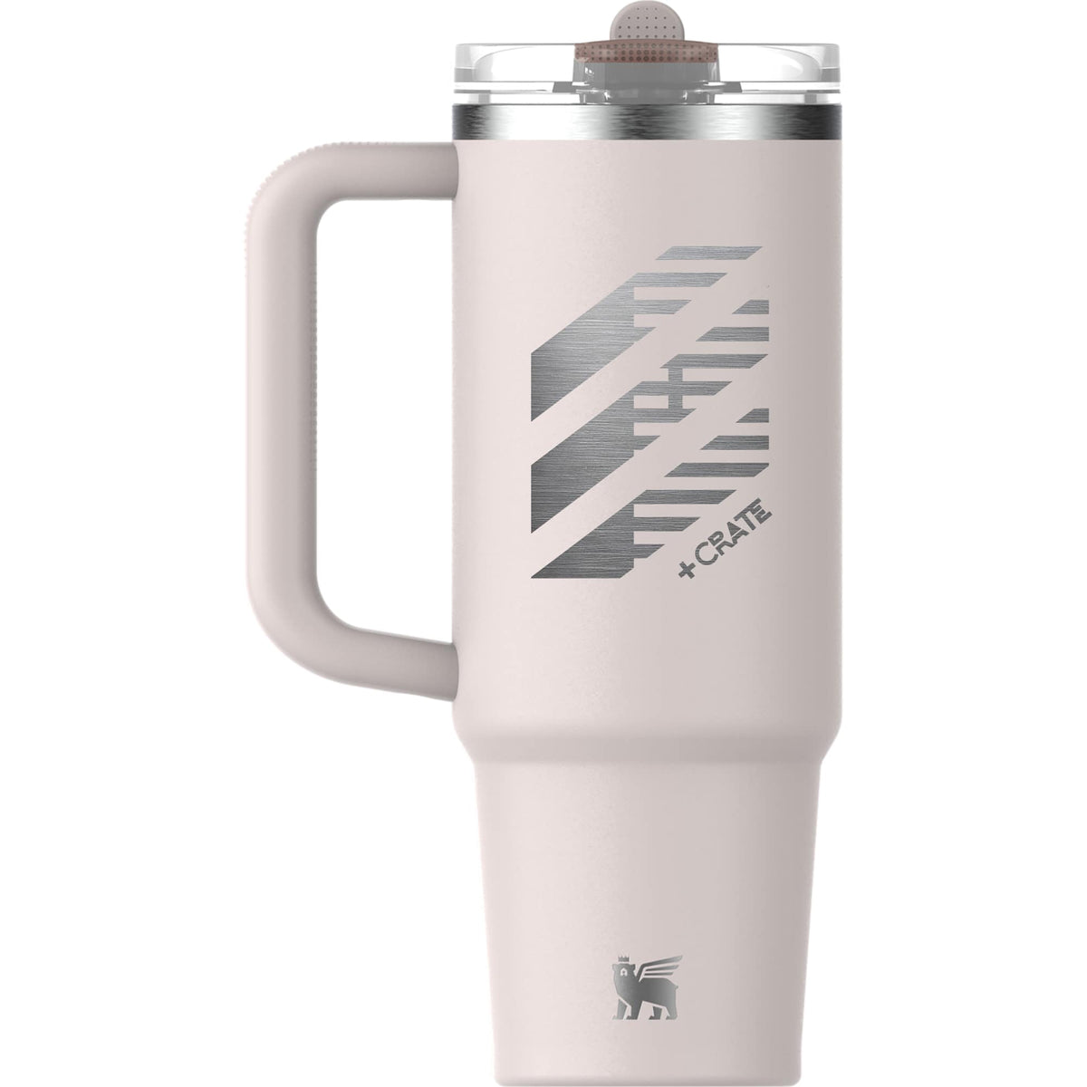 Stanley Quencher ProTour Flip Straw Tumbler, 30 oz Laser Engraving - Rose Quartz - Front