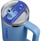 Stanley Quencher ProTour Flip Straw Tumbler, 30 oz Laser Engraving - Sky Blue - Top