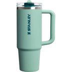 Stanley Quencher ProTour Flip Straw Tumbler, 30 oz Laser Engraving - Spring Green - Back