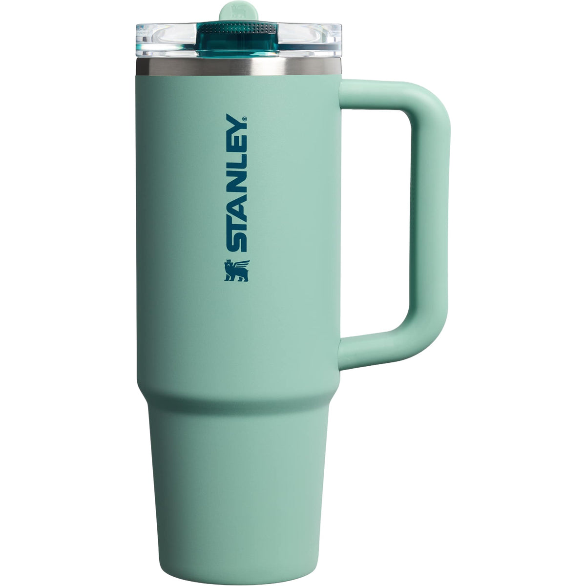 Stanley Quencher ProTour Flip Straw Tumbler, 30 oz Laser Engraving - Spring Green - Back