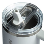Stanley Quencher ProTour Flip Straw Tumbler, 40 oz - Frost - Right Angle Detail