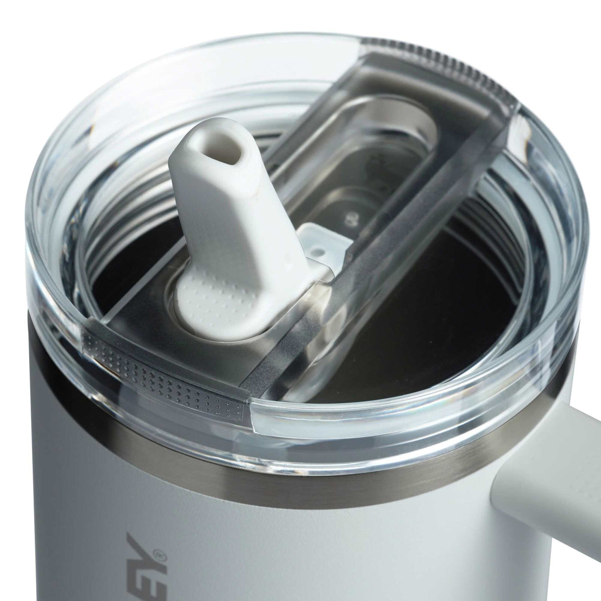 Stanley Quencher ProTour Flip Straw Tumbler, 40 oz Laser Engraving - Frost - Right Angle Detail