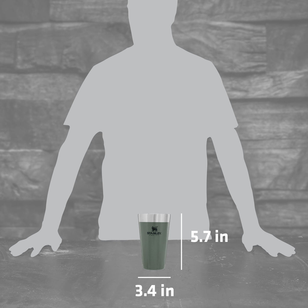 Stanley Stay-Chill Stacking Pint, 16 oz - Green - Detail 3