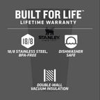 Stanley Stay-Chill Stacking Pint, 16 oz - Polar - Detail 2