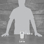 Stanley Stay-Chill Stacking Pint, 16 oz - Polar - Detail Front 3