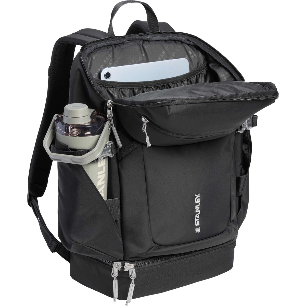 Stanley Vitalize Backpack with Tumbler Holder Transfer - Black - Photo 6