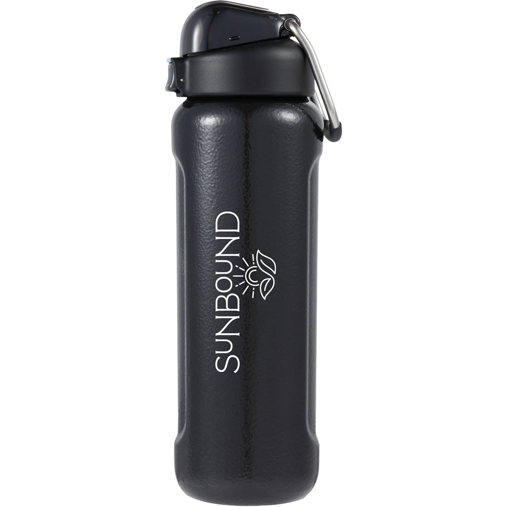 Stanley Wellspring Push-Button Bottle, 24 oz Full Color - Hammertone Black - Right Angle