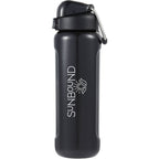 Stanley Wellspring Push-Button Bottle, 24 oz - Hammertone Black - Right Angle