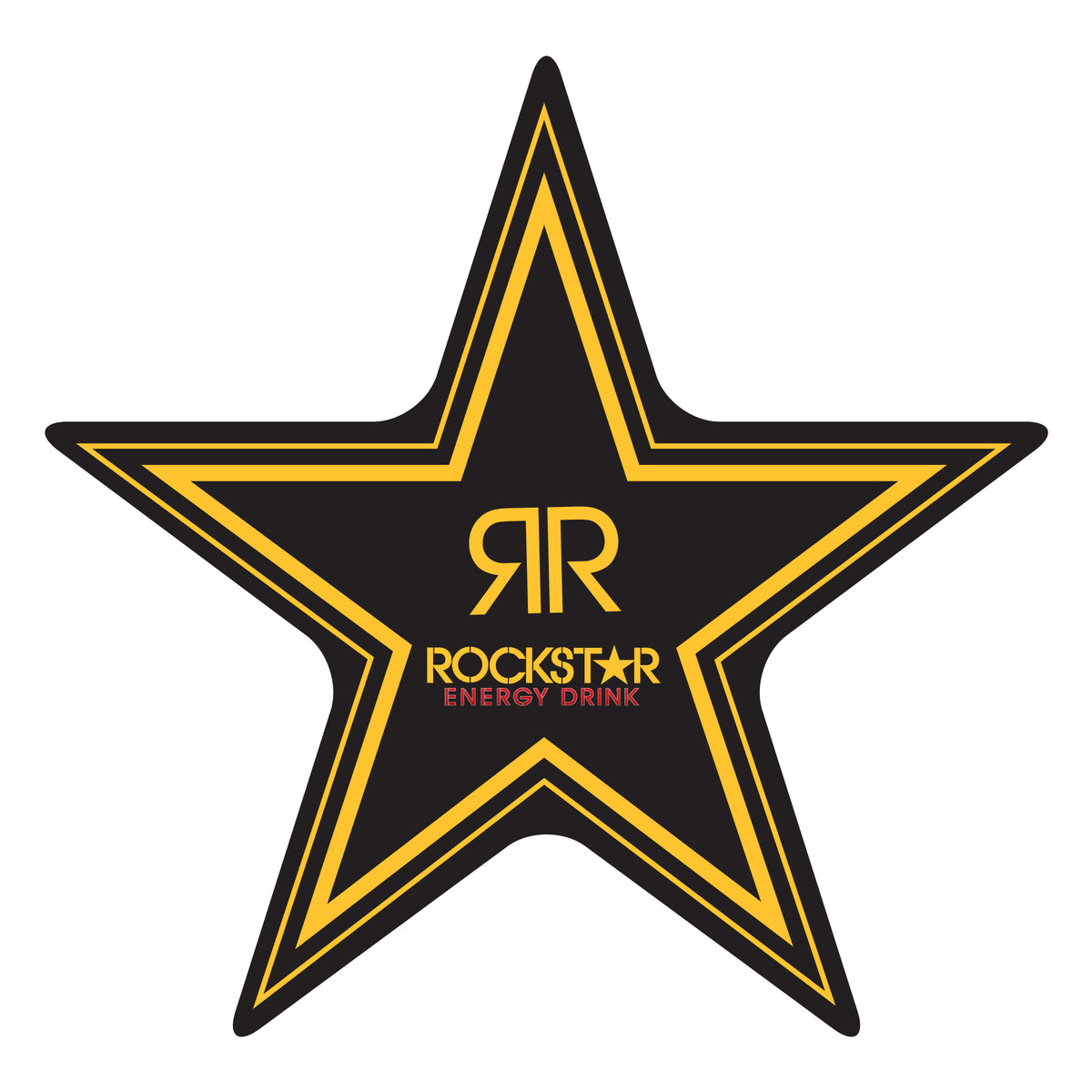 Star Shaped Bumper Sticker