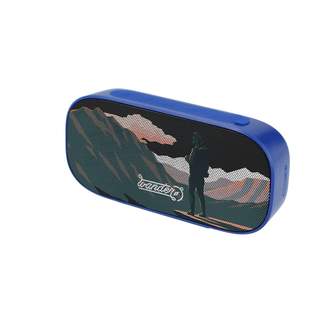 Stark Water-Resistant Bluetooth Speaker, 3W Full Color - Royal - Right Angle
