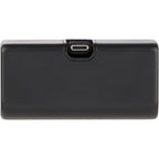 Stay Powered Mini Power Bank with USB-C Tip, 1,200 mAh Full Color - Black - Back