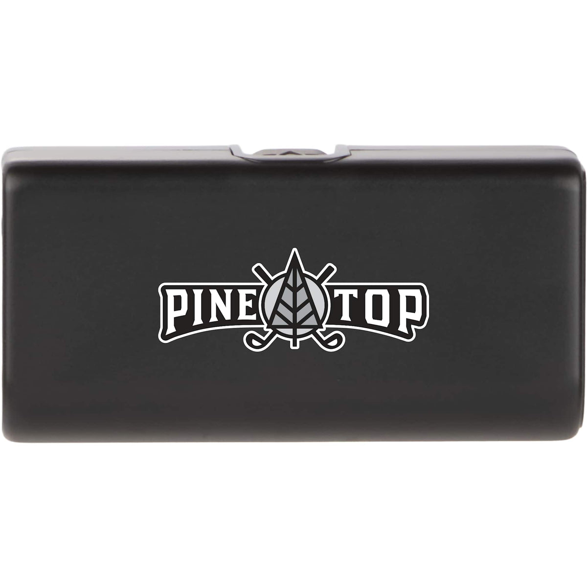 Stay Powered Mini Power Bank with USB-C Tip, 1,200 mAh Full Color - Black - Front