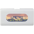 Stay Powered Mini Power Bank with USB-C Tip, 1,200 mAh Full Color - White - Front