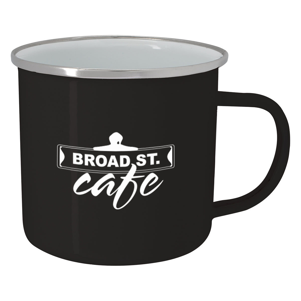 Steel Campfire Mug, 16 oz - Silk Screen