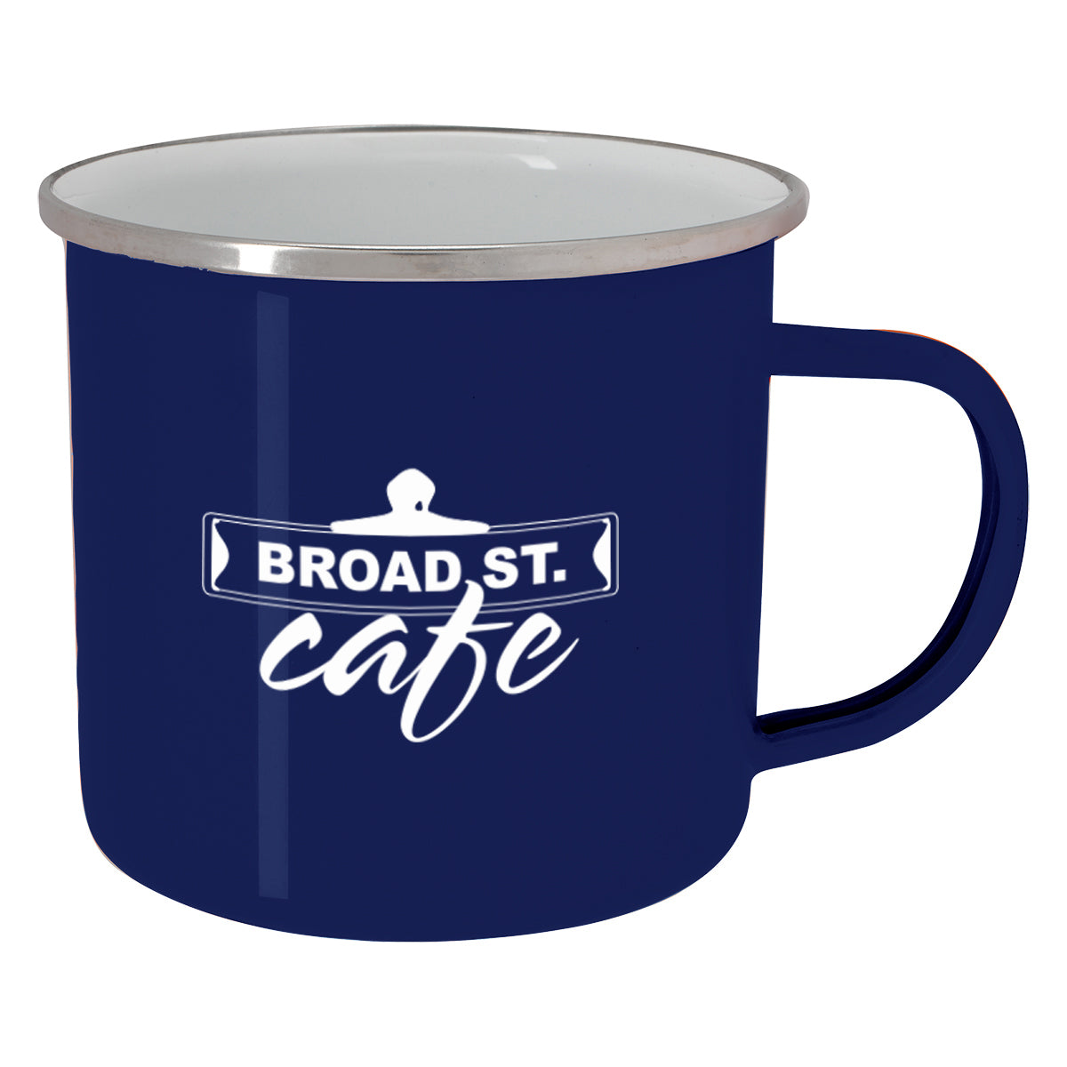 Steel Campfire Mug, 16 oz - Silk Screen