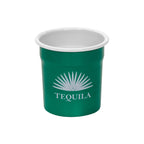 Steel Chill-Cups Aluminum Shot Cup, 1.5 oz - Green - Silk Screen
